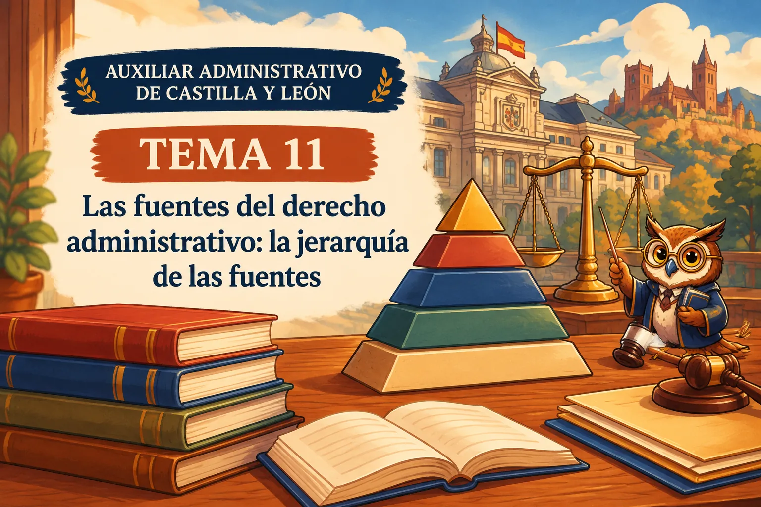 Miniatura del tema 11: Las fuentes del derecho administrativo: la jerarquía de las fuentes