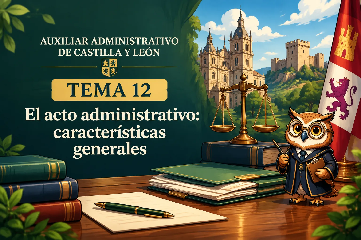 Miniatura del tema 12: El acto administrativo: características generales