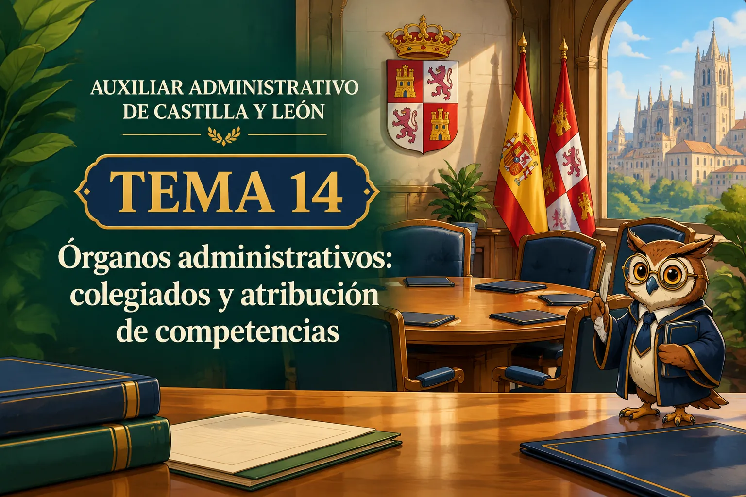 Miniatura del tema 14: Órganos administrativos: colegiados y atribución de competencias
