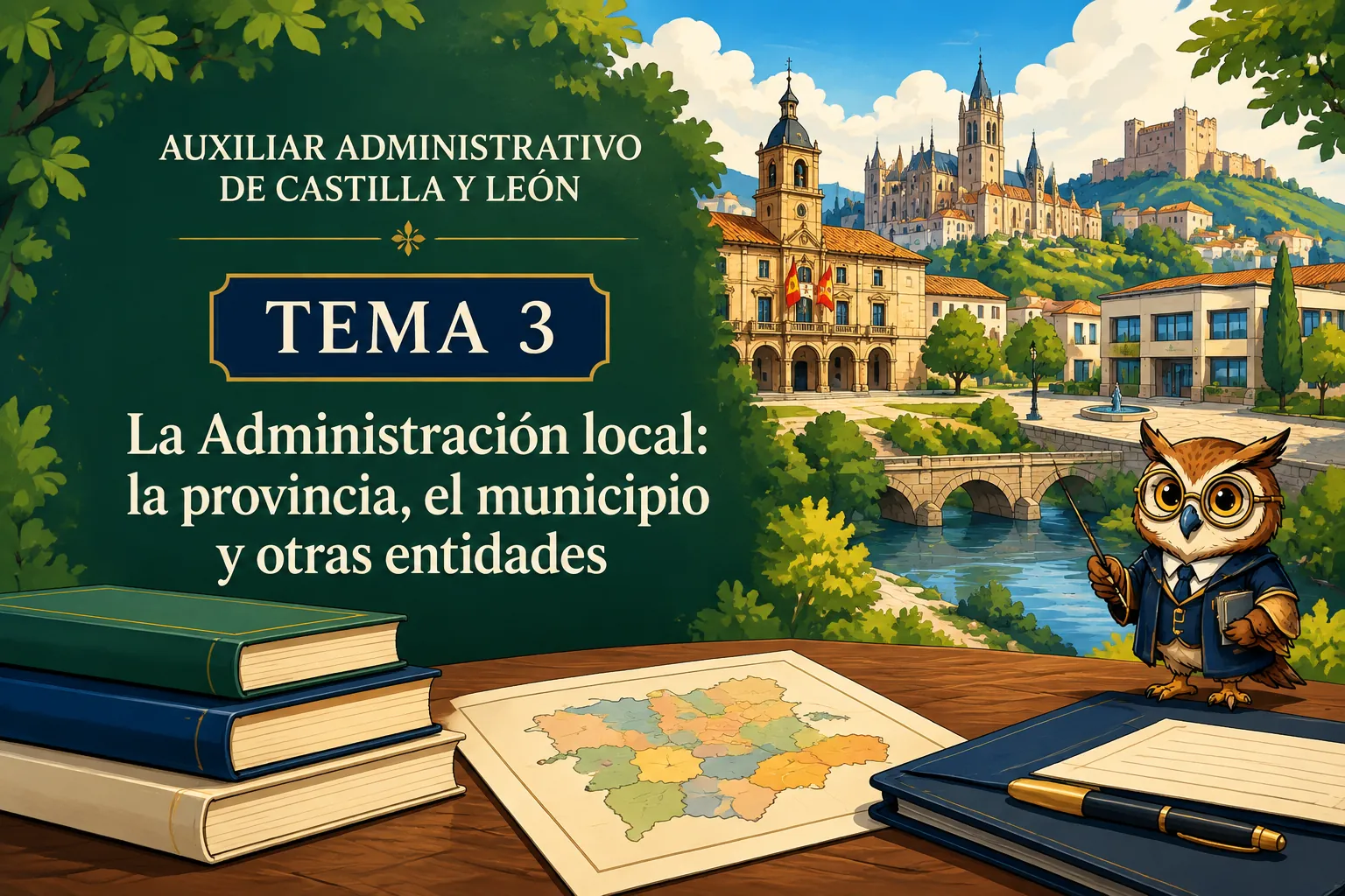 Miniatura del tema 3: La Administración local: la provincia, el municipio y otras entidades