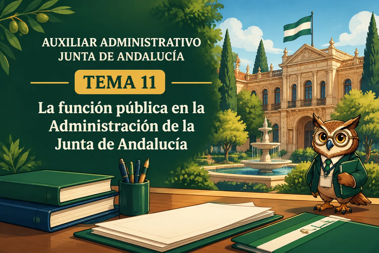 Miniatura del tema 11: La función pública en la Administración de la Junta de Andalucía