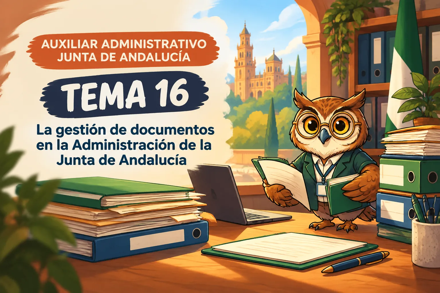 Miniatura del tema 16: La gestión de documentos en la Administración de la Junta de Andalucía