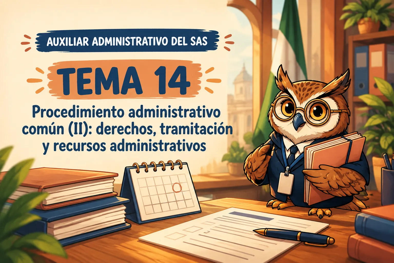 Miniatura del tema 14: Procedimiento administrativo común (II): derechos, tramitación y recursos administrativos