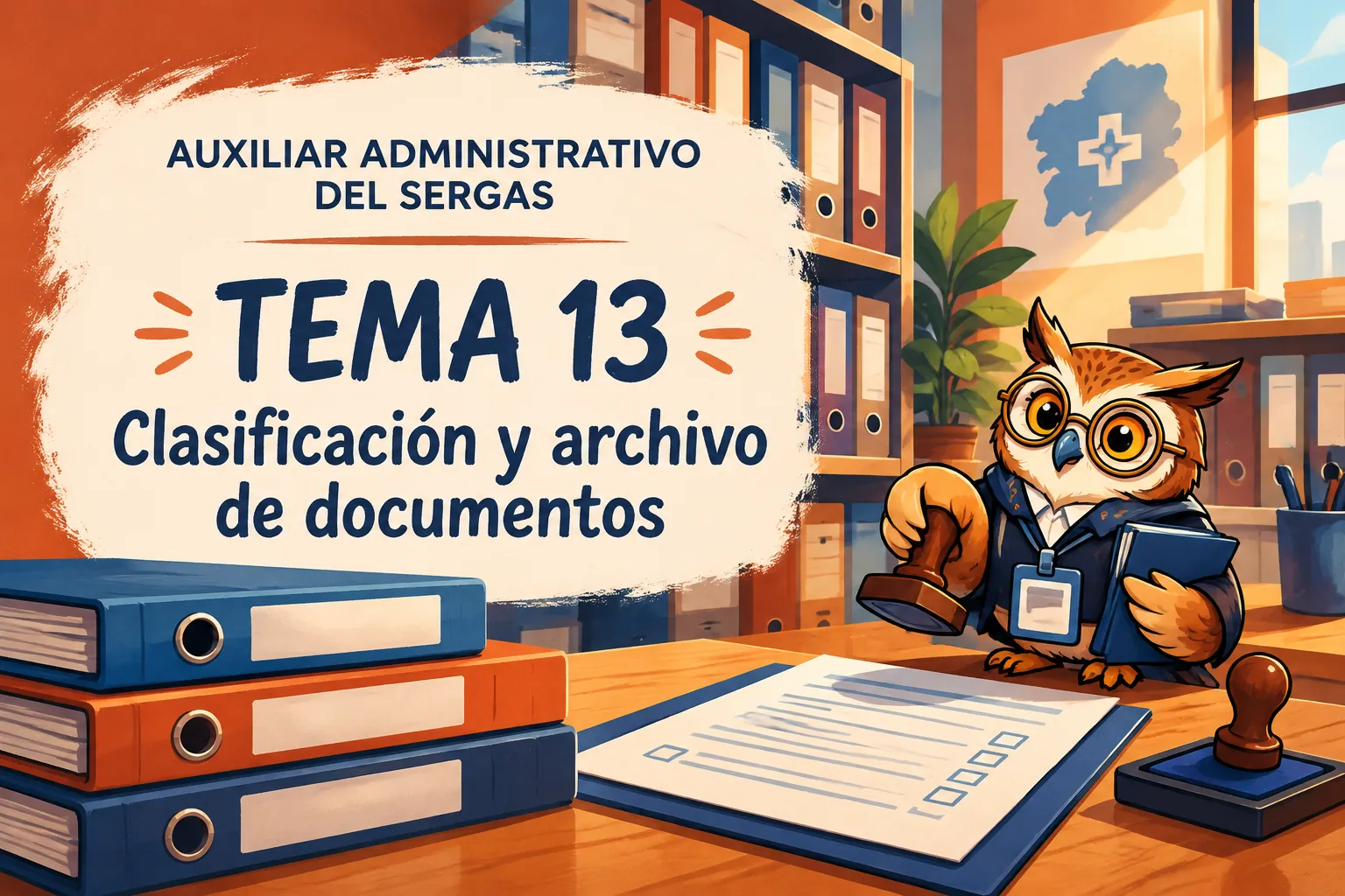 Miniatura del tema 13: Clasificación y archivo de documentos