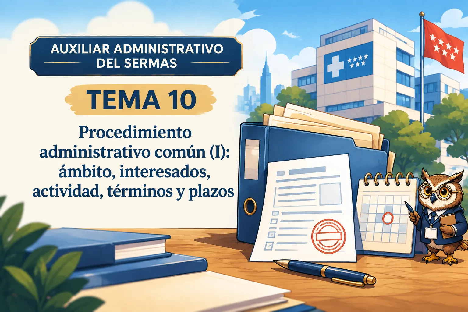 Miniatura del tema 10: Procedimiento administrativo común (I): ámbito, interesados, actividad, términos y plazos