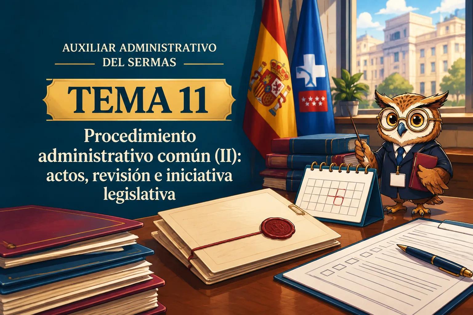 Miniatura del tema 11: Procedimiento administrativo común (II): actos, revisión e iniciativa legislativa