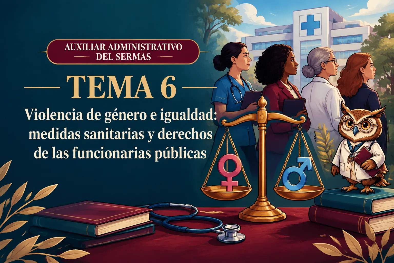 Miniatura del tema 6: Violencia de género e igualdad: medidas sanitarias y derechos de las funcionarias públicas