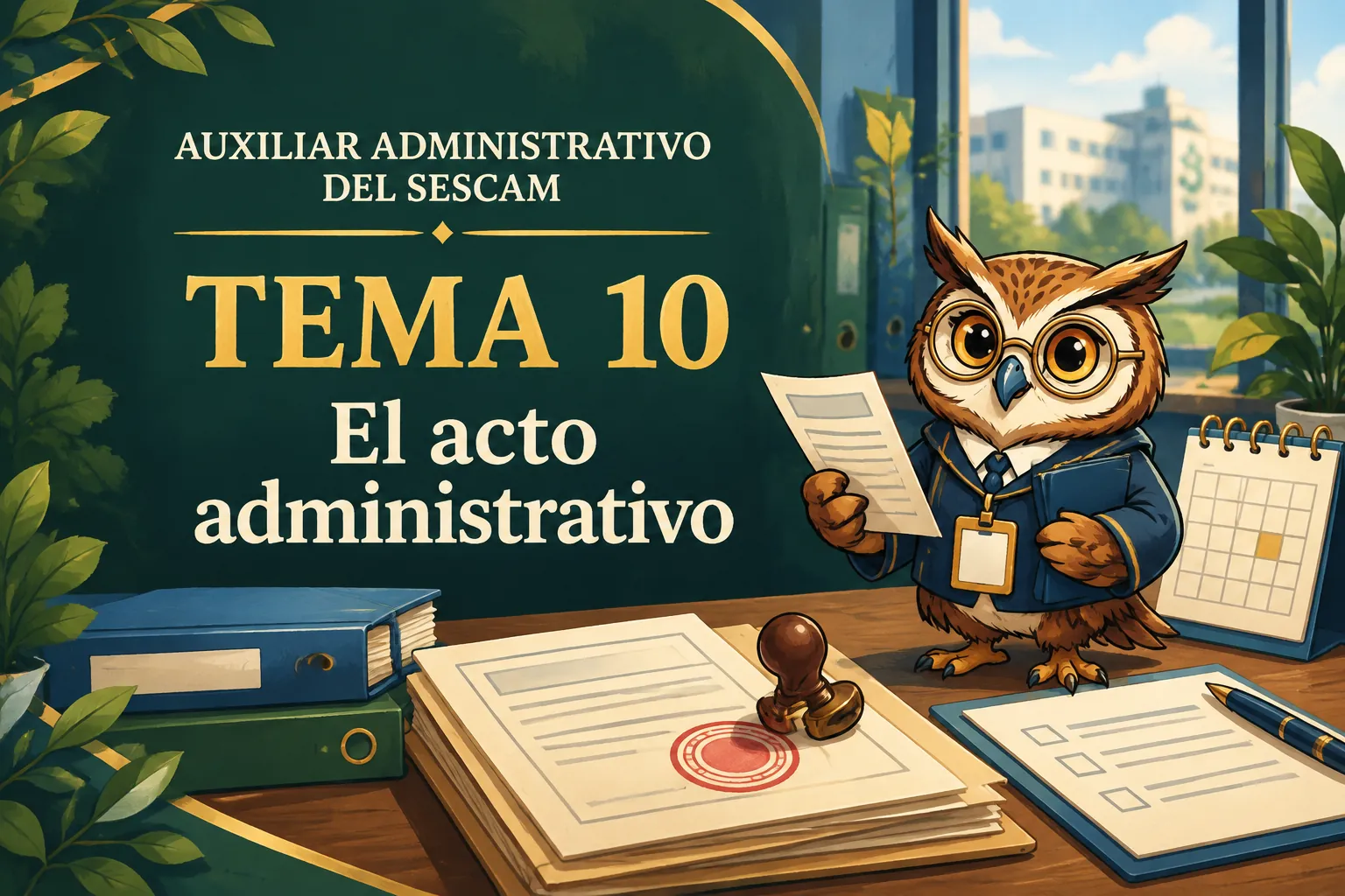 Miniatura del tema 10: El acto administrativo