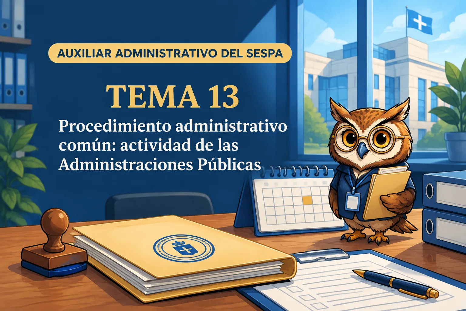 Miniatura del tema 13: Procedimiento administrativo común: actividad de las Administraciones Públicas