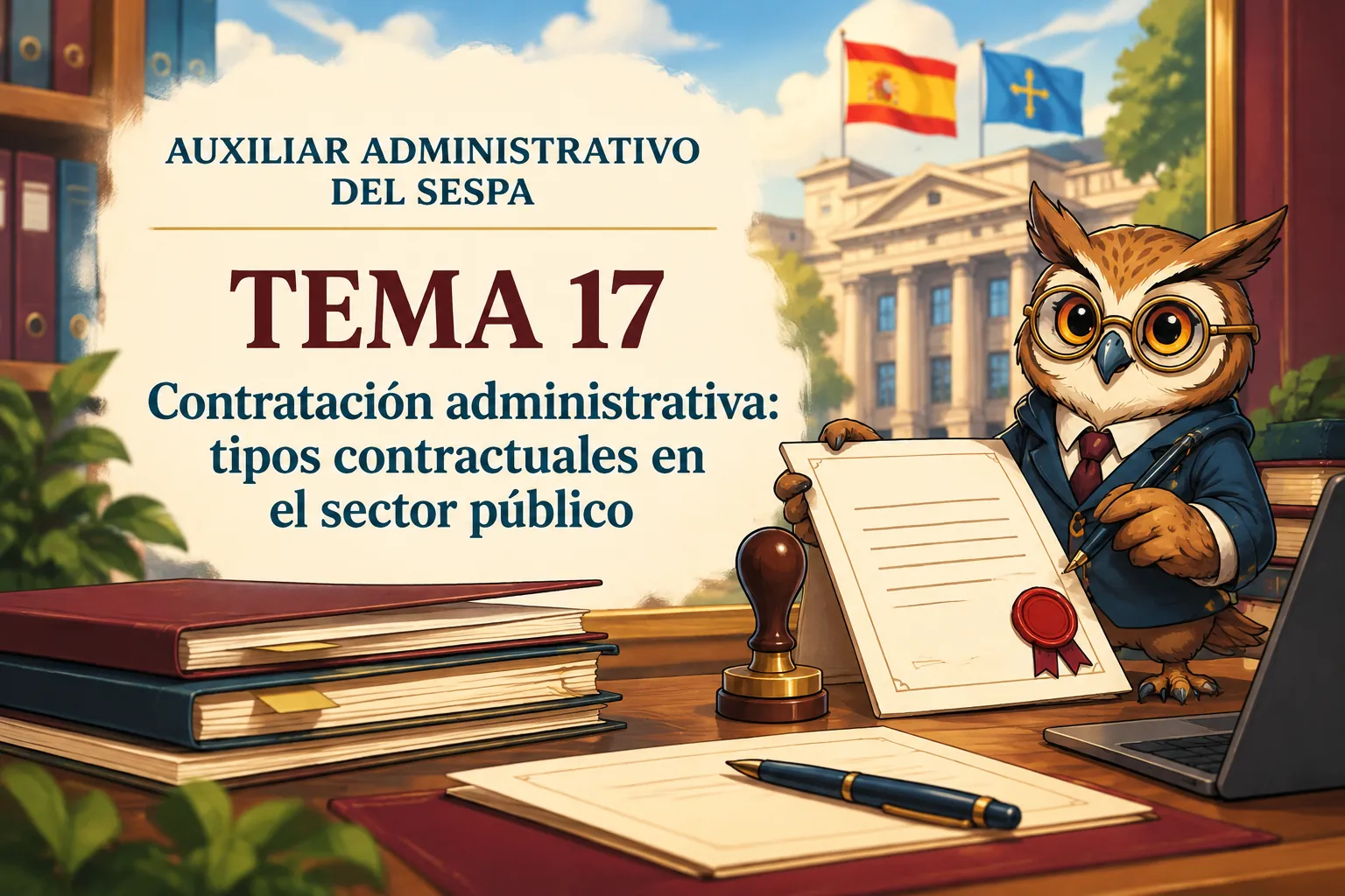 Miniatura del tema 17: Contratación administrativa: tipos contractuales en el sector público