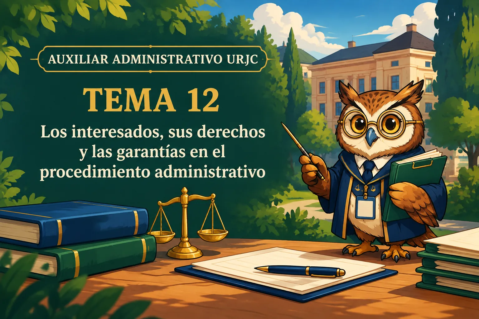 Miniatura del tema 12: Los interesados, sus derechos y las garantías en el procedimiento administrativo