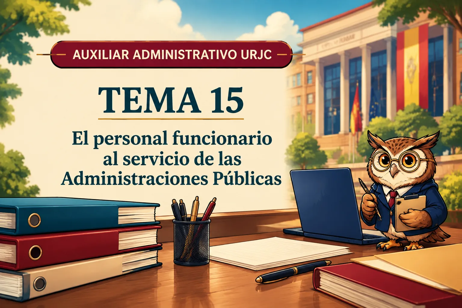 Miniatura del tema 15: El personal funcionario al servicio de las Administraciones Públicas