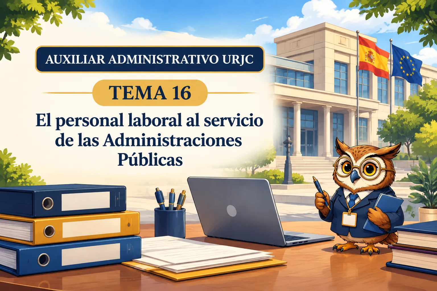 Miniatura del tema 16: El personal laboral al servicio de las Administraciones Públicas