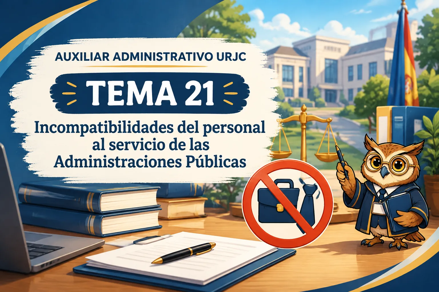 Miniatura del tema 21: Incompatibilidades del personal al servicio de las Administraciones Públicas