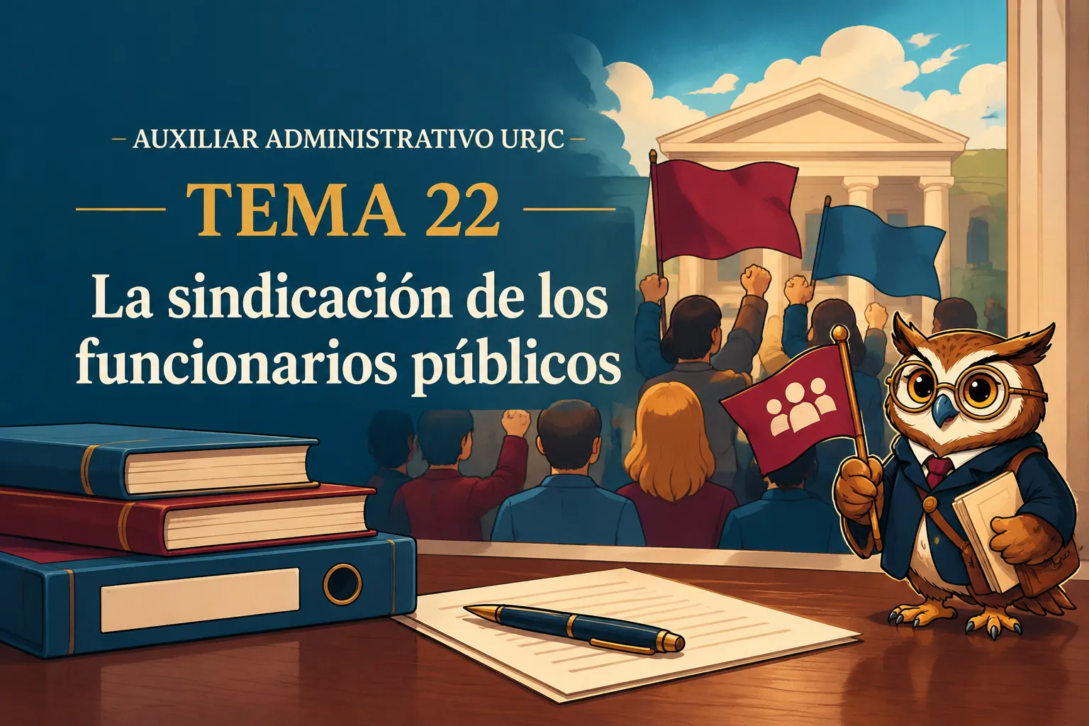 Miniatura del tema 22: La sindicación de los funcionarios públicos