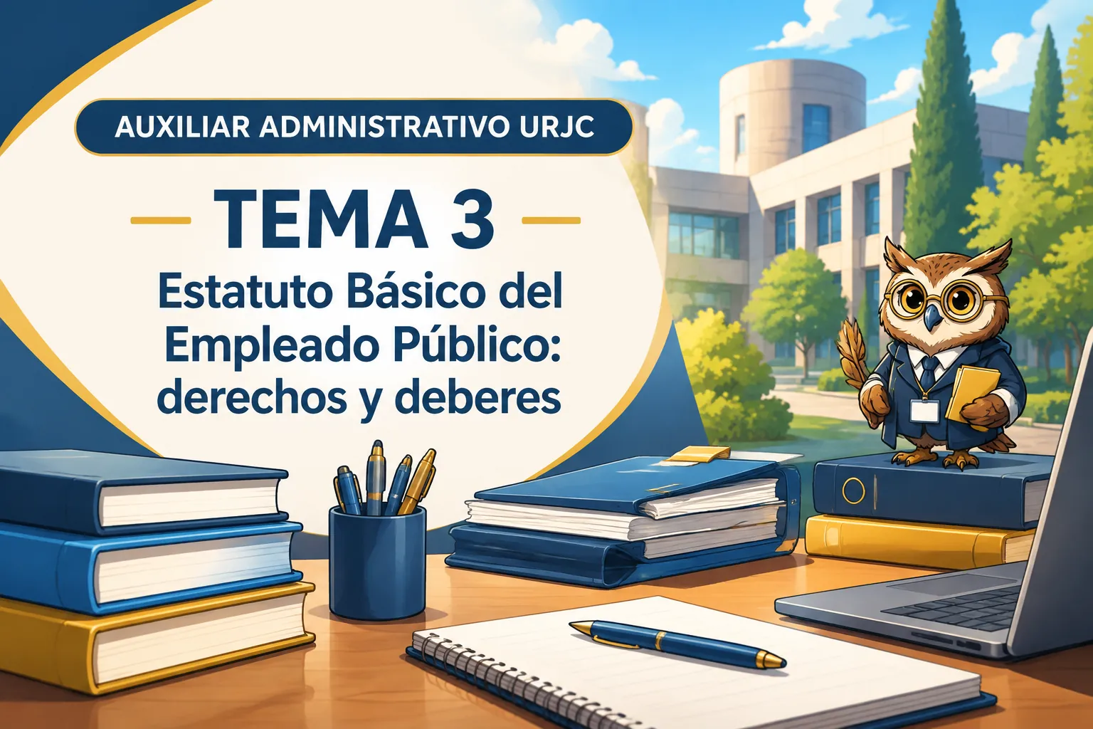 Miniatura del tema 3: Estatuto Básico del Empleado Público: derechos y deberes