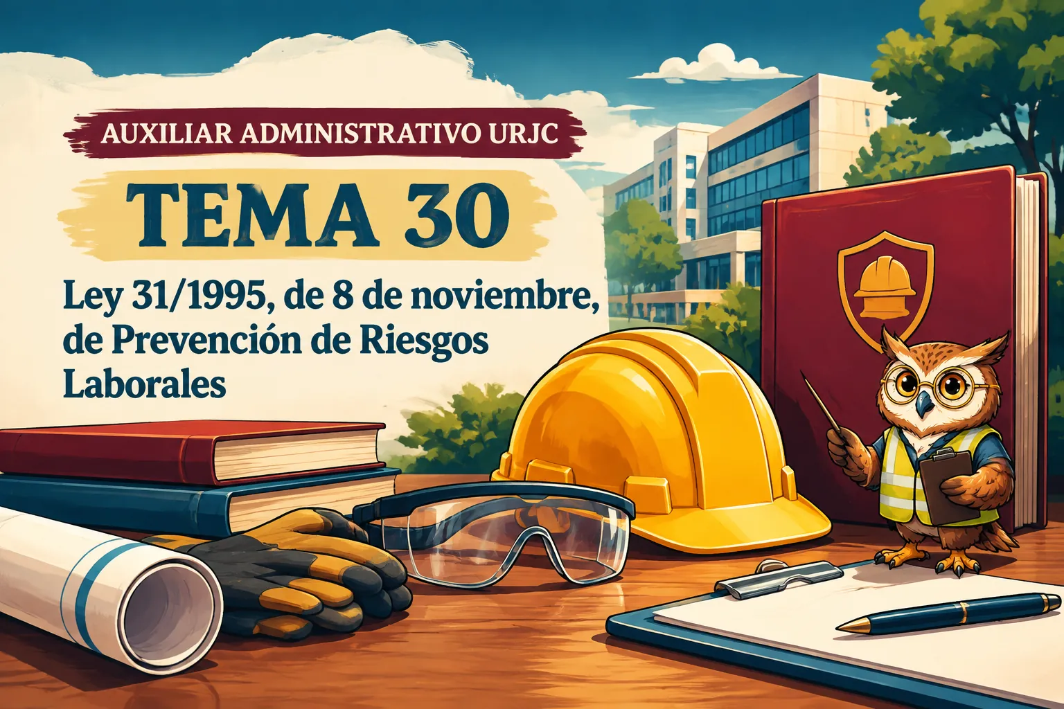 Miniatura del tema 30: Ley 31/1995, de 8 de noviembre, de Prevención de Riesgos Laborales
