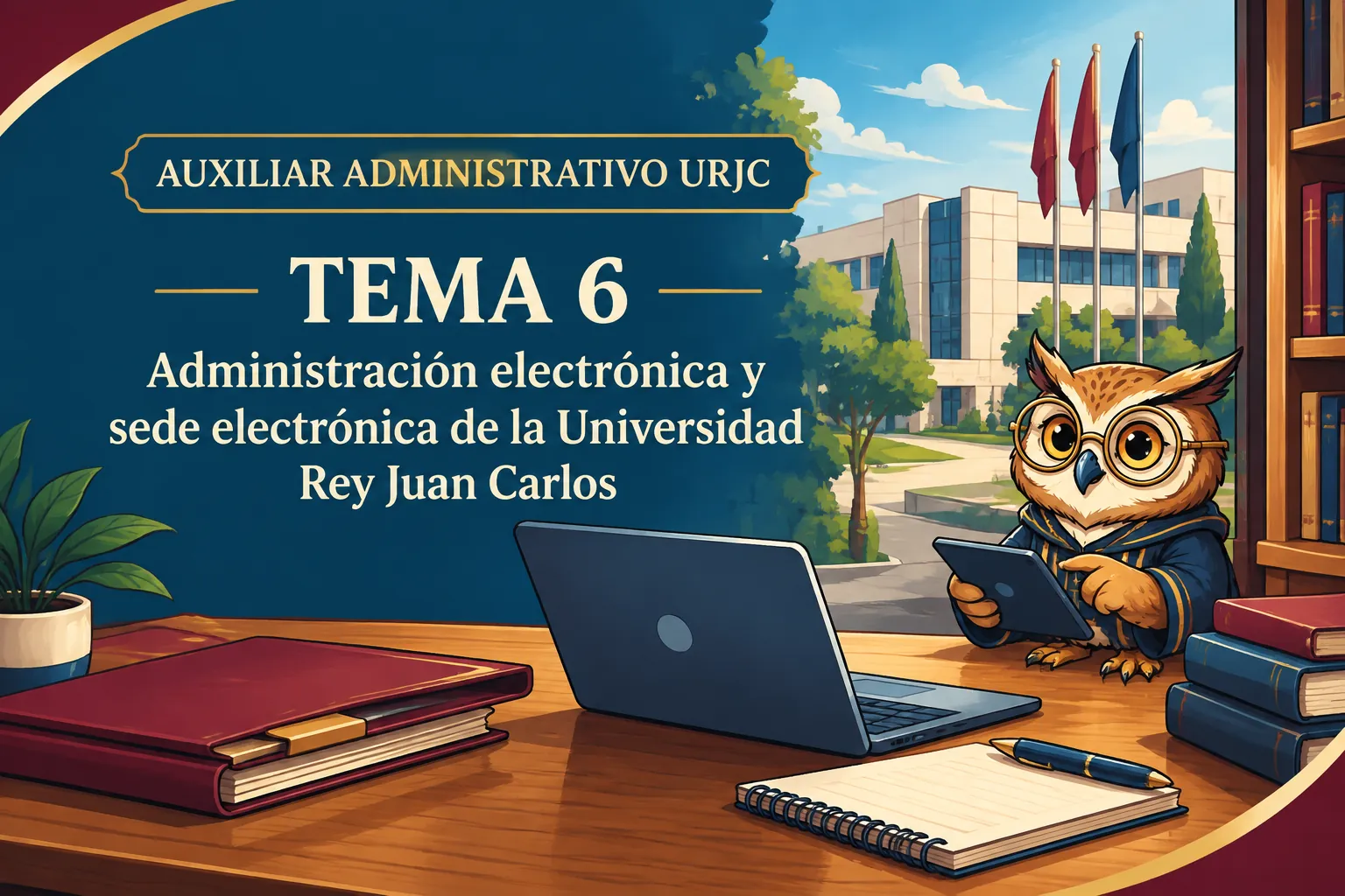 Miniatura del tema 6: Administración electrónica y sede electrónica de la Universidad Rey Juan Carlos
