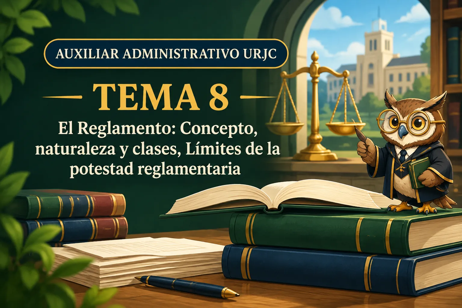 Miniatura del tema 8: El Reglamento: Concepto, naturaleza y clases, Límites de la potestad reglamentaria