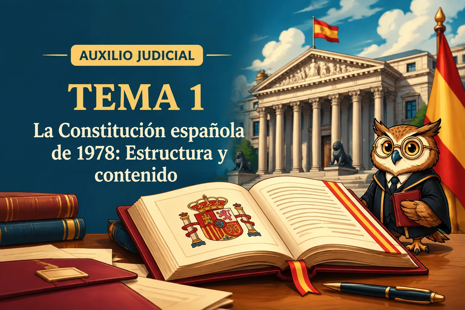 Miniatura del tema 1: La Constitución española de 1978: Estructura y contenido