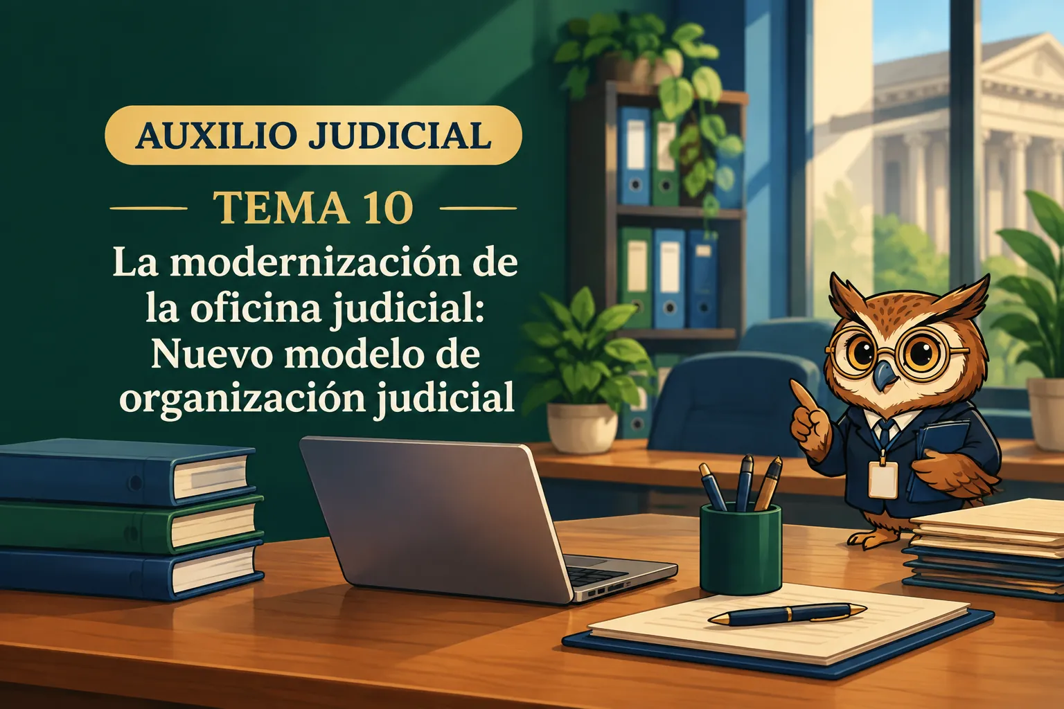 Miniatura del tema 10: La modernización de la oficina judicial: Nuevo modelo de organización judicial