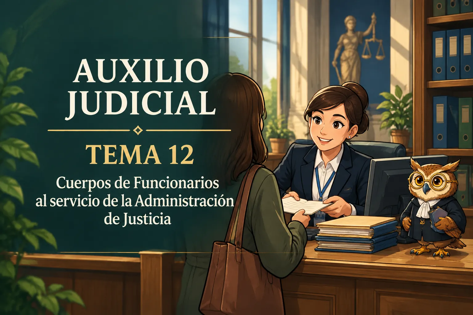 Miniatura del tema 12: Cuerpos de Funcionarios al servicio de la Administración de Justicia