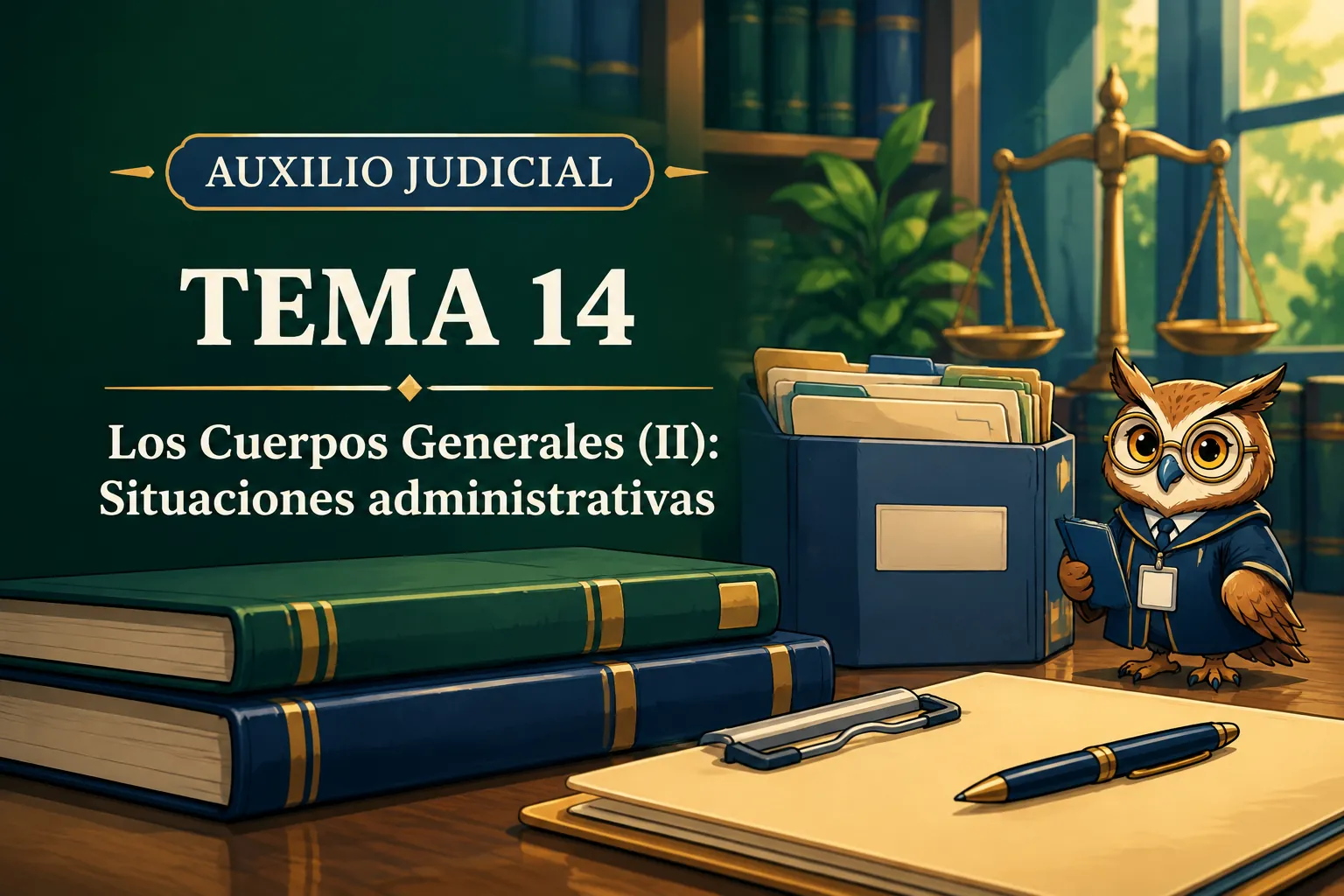 Miniatura del tema 14: Los Cuerpos Generales (II): Situaciones administrativas