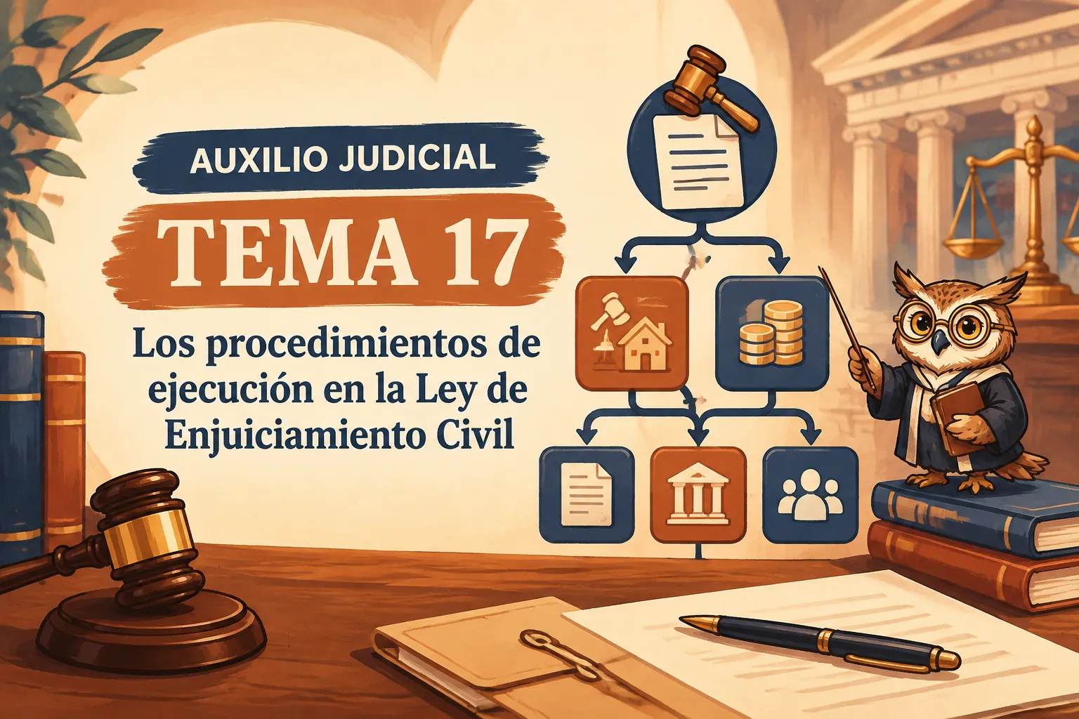 Miniatura del tema 17: Los procedimientos de ejecución en la Ley de Enjuiciamiento Civil