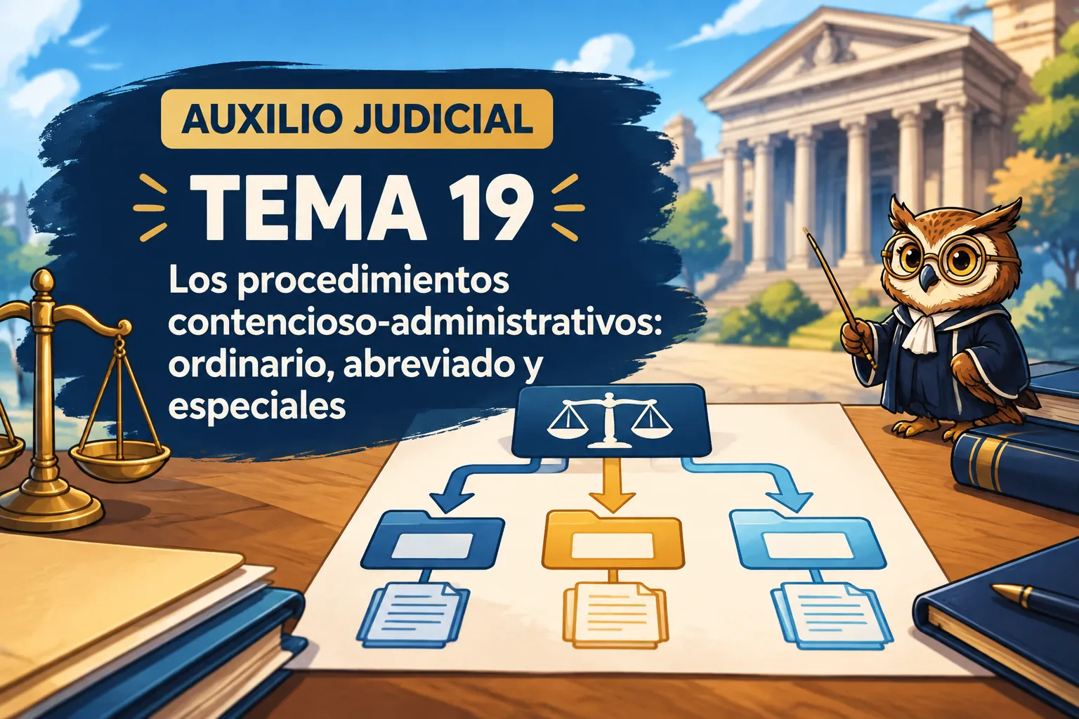 Miniatura del tema 19: Los procedimientos contencioso-administrativos: ordinario, abreviado y especiales