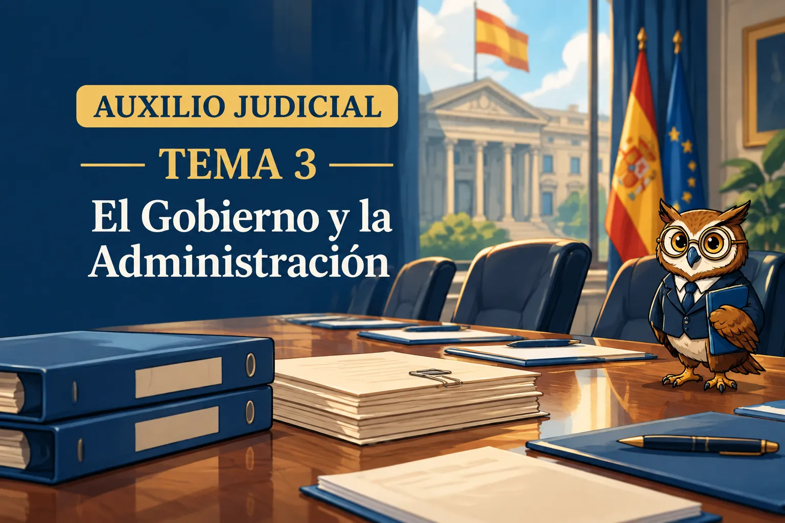 Miniatura del tema 3: El Gobierno y la Administración