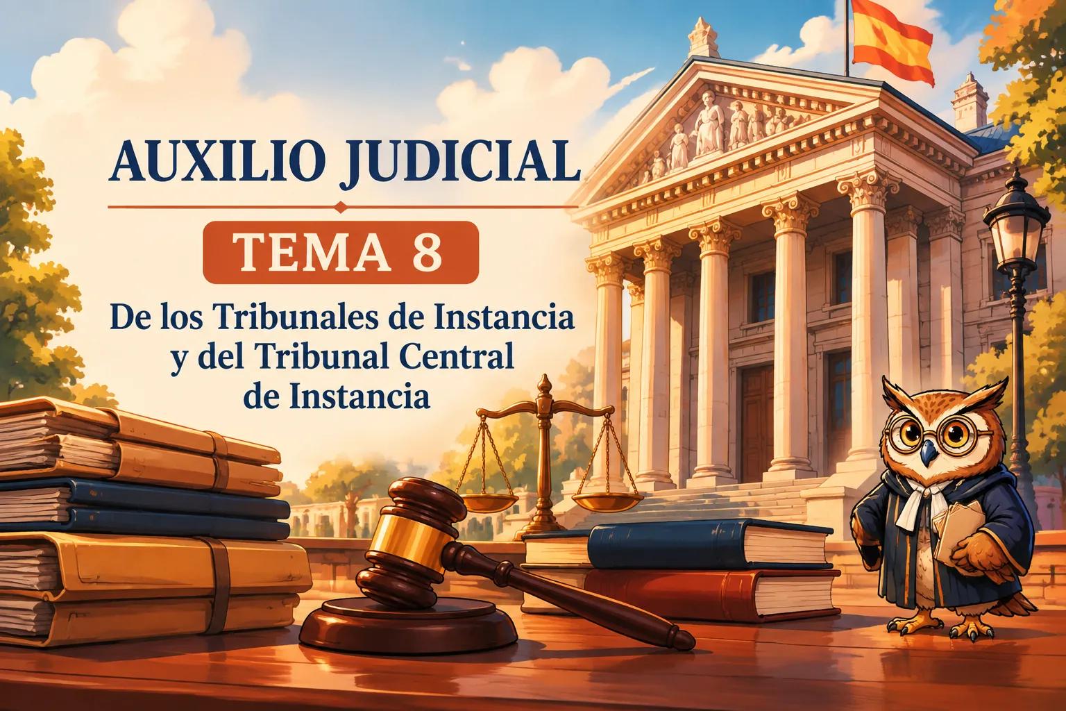 Miniatura del tema 8: De los Tribunales de Instancia y del Tribunal Central de Instancia