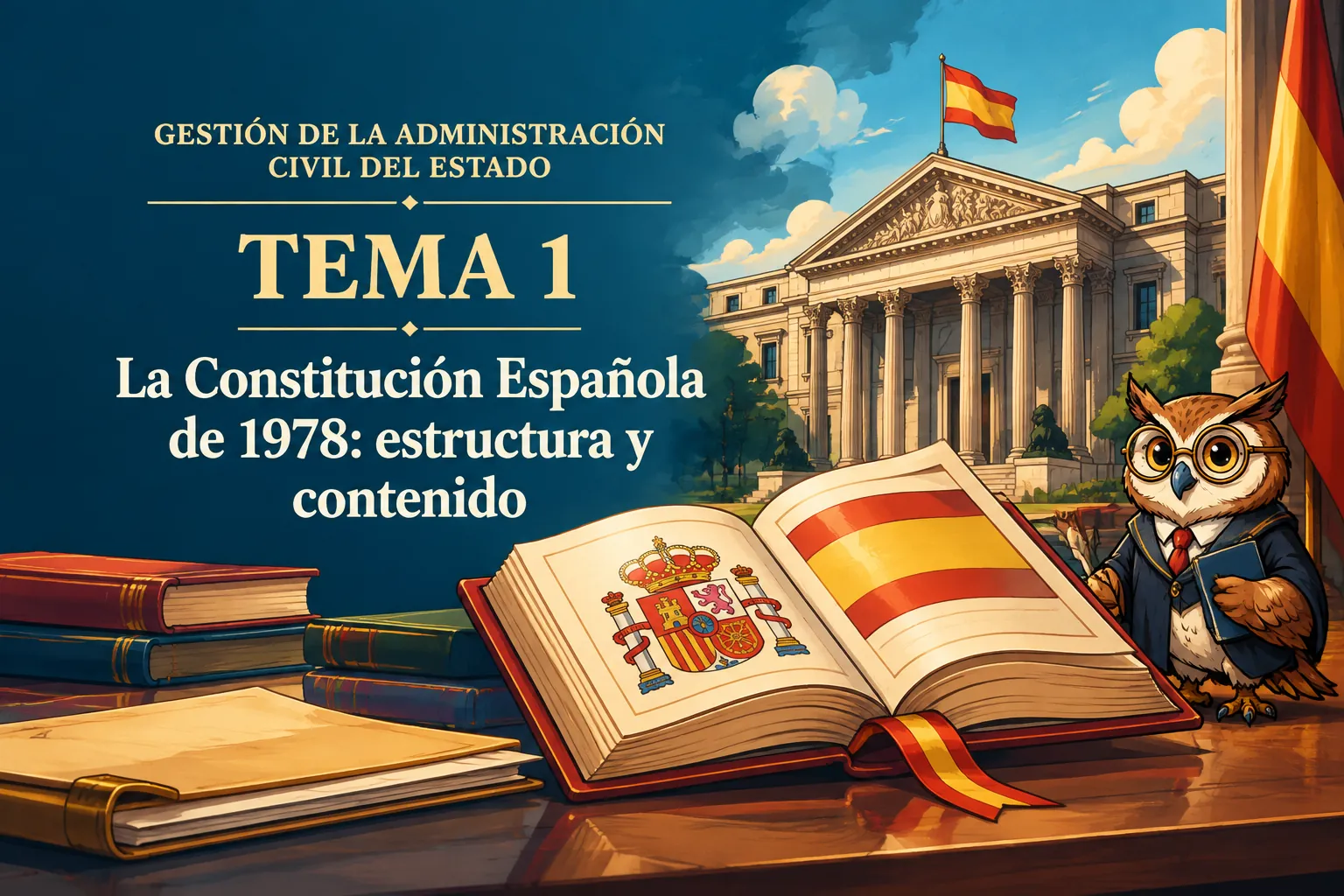 Miniatura del tema 1: La Constitución Española de 1978: estructura y contenido