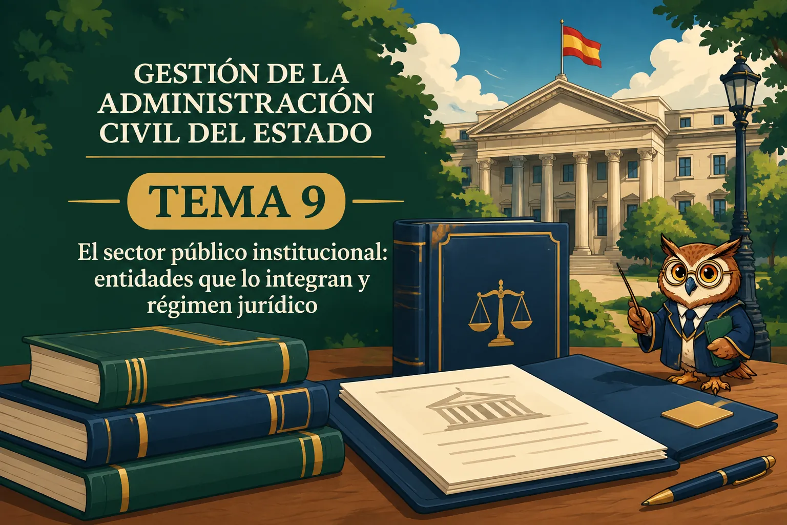 Miniatura del tema 9: El sector público institucional: entidades que lo integran y régimen jurídico