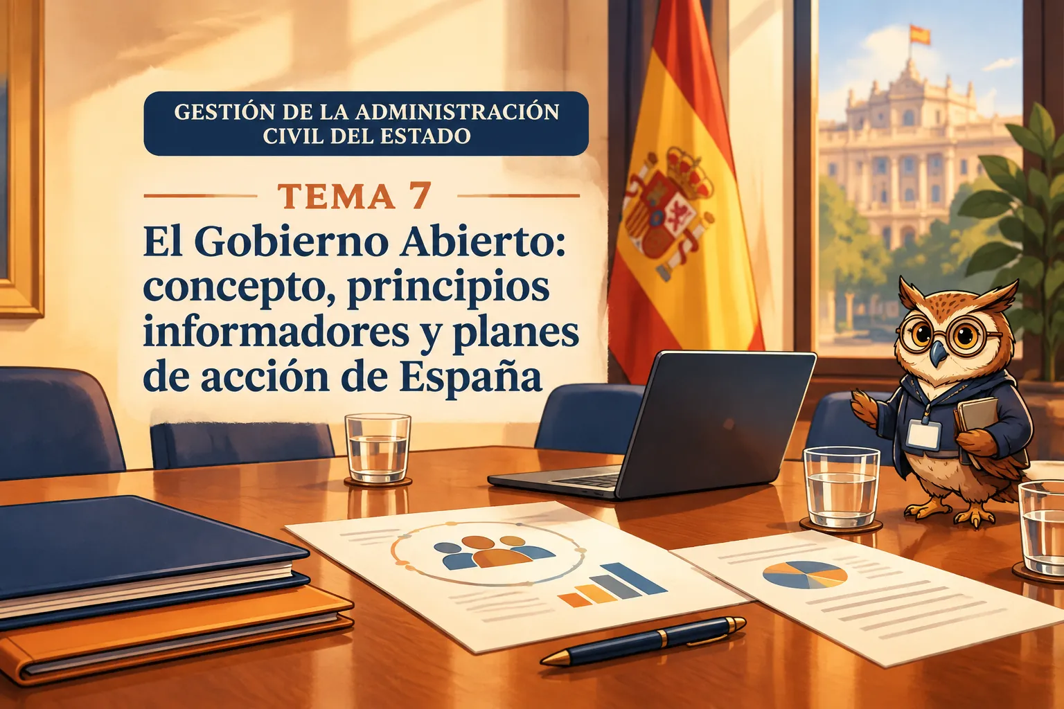 Miniatura del tema 7: El Gobierno Abierto: concepto, principios informadores y planes de acción de España