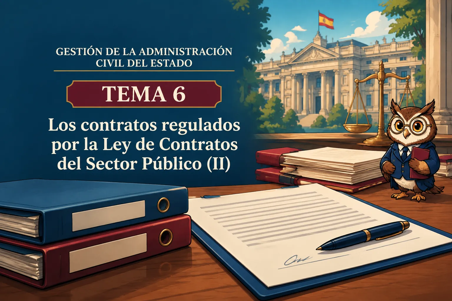 Miniatura del tema 6: Los contratos regulados por la Ley de Contratos del Sector Público (II)