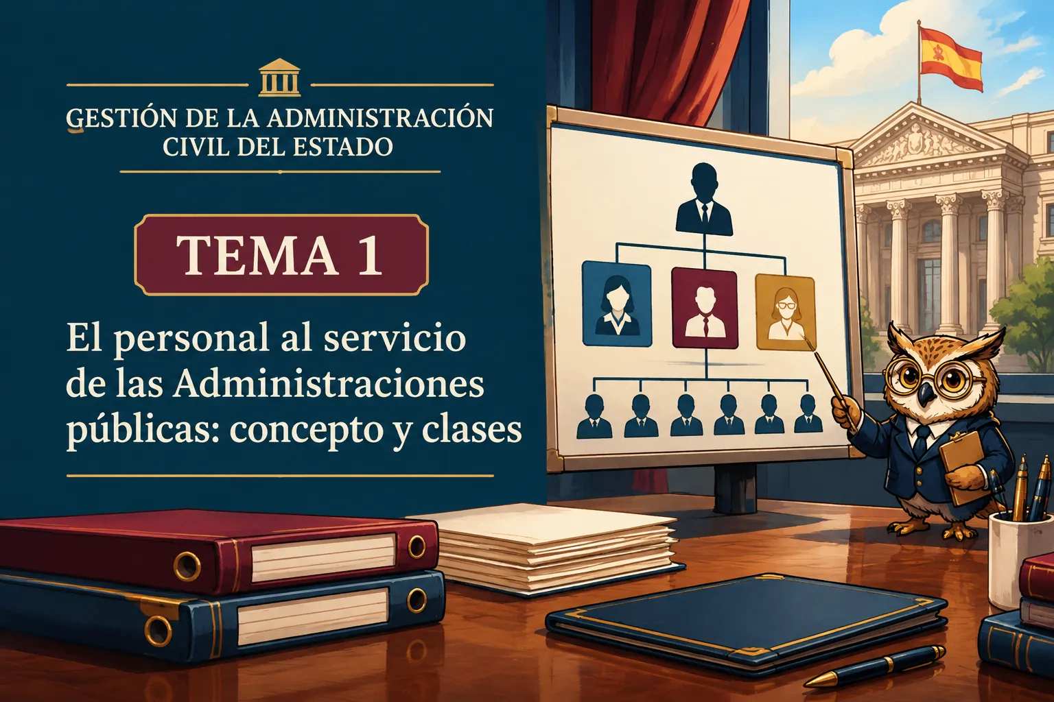 Miniatura del tema 1: El personal al servicio de las Administraciones públicas: concepto y clases