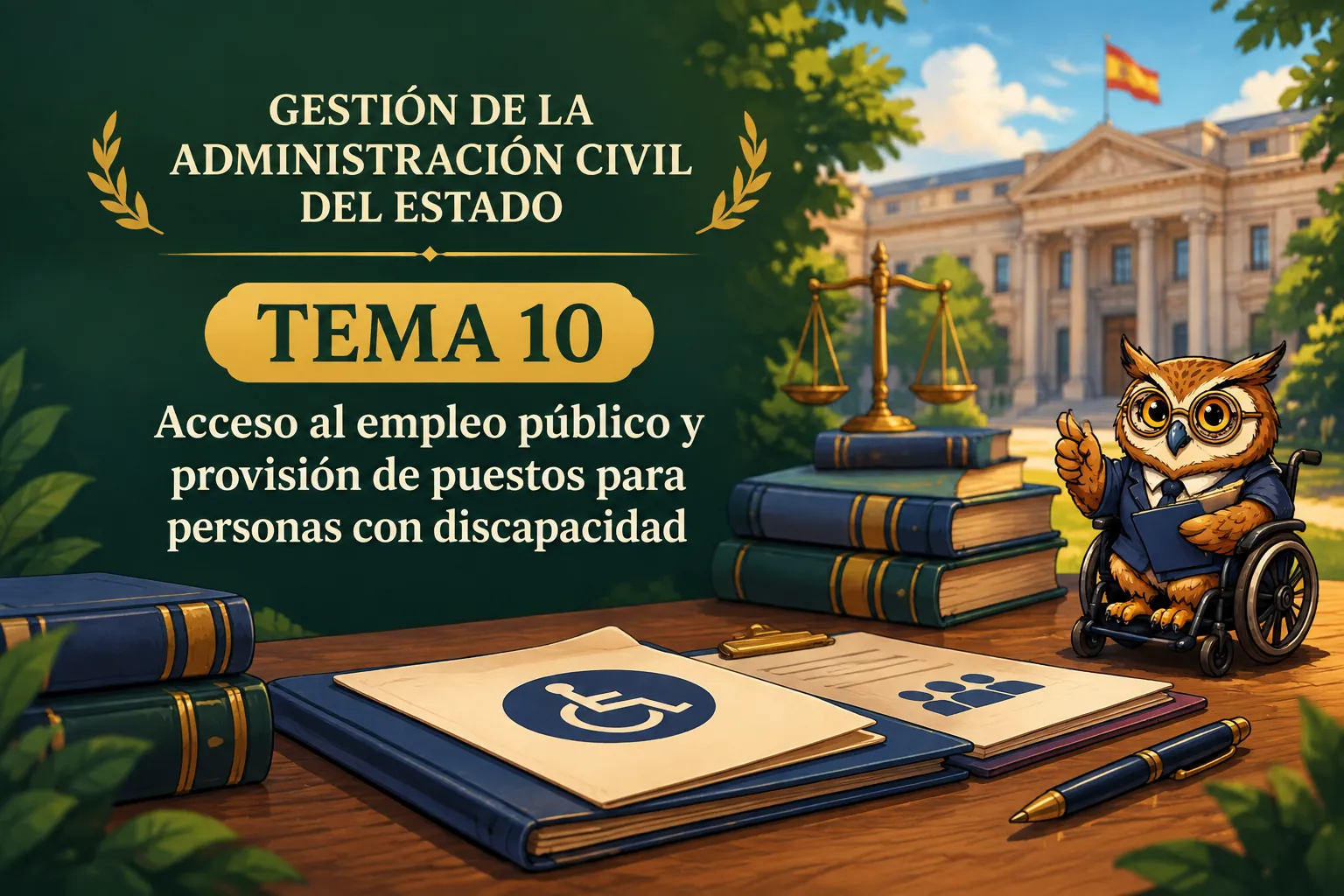 Miniatura del tema 10: Acceso al empleo público y provisión de puestos para personas con discapacidad