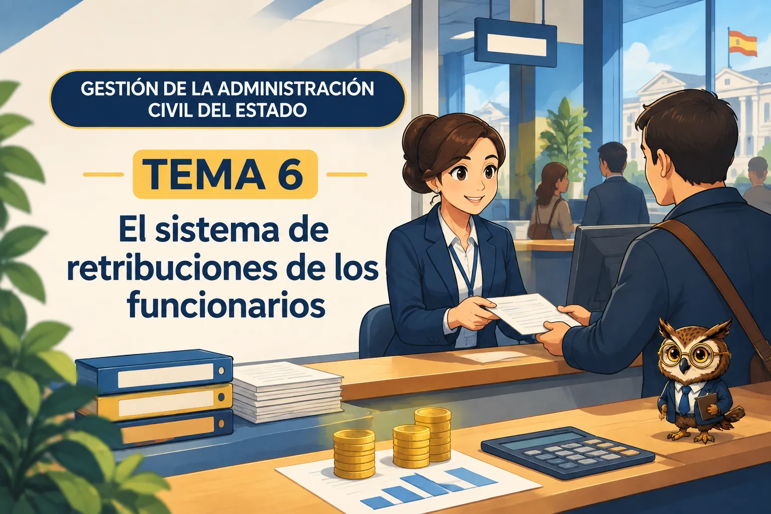 Miniatura del tema 6: El sistema de retribuciones de los funcionarios