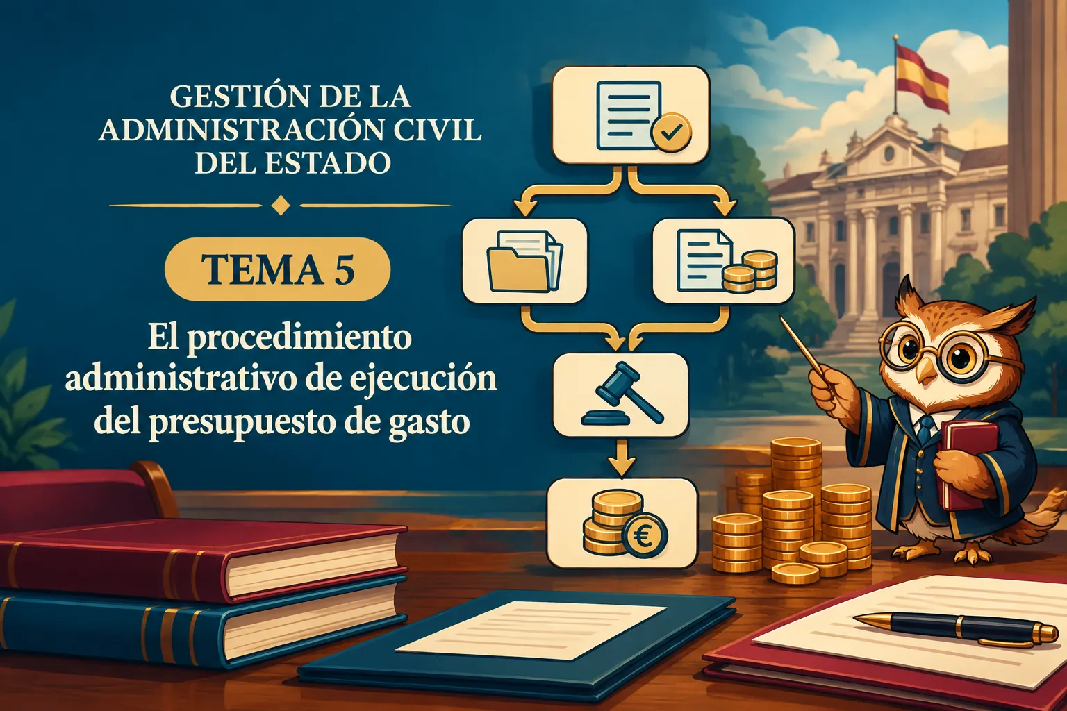 Miniatura del tema 5: El procedimiento administrativo de ejecución del presupuesto de gasto