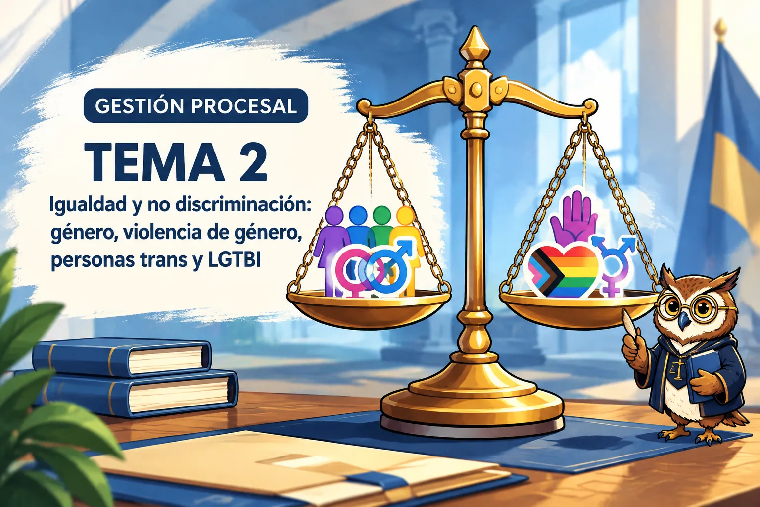 Miniatura del tema 2: Igualdad y no discriminación: género, violencia de género, personas trans y LGTBI