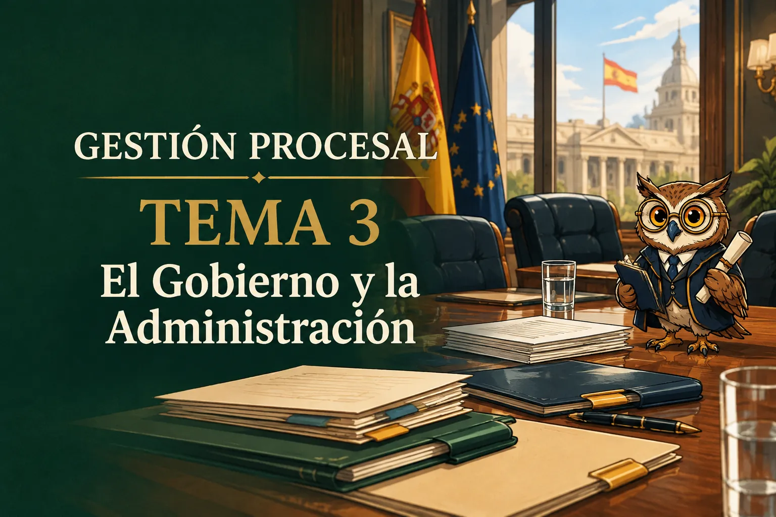 Miniatura del tema 3: El Gobierno y la Administración