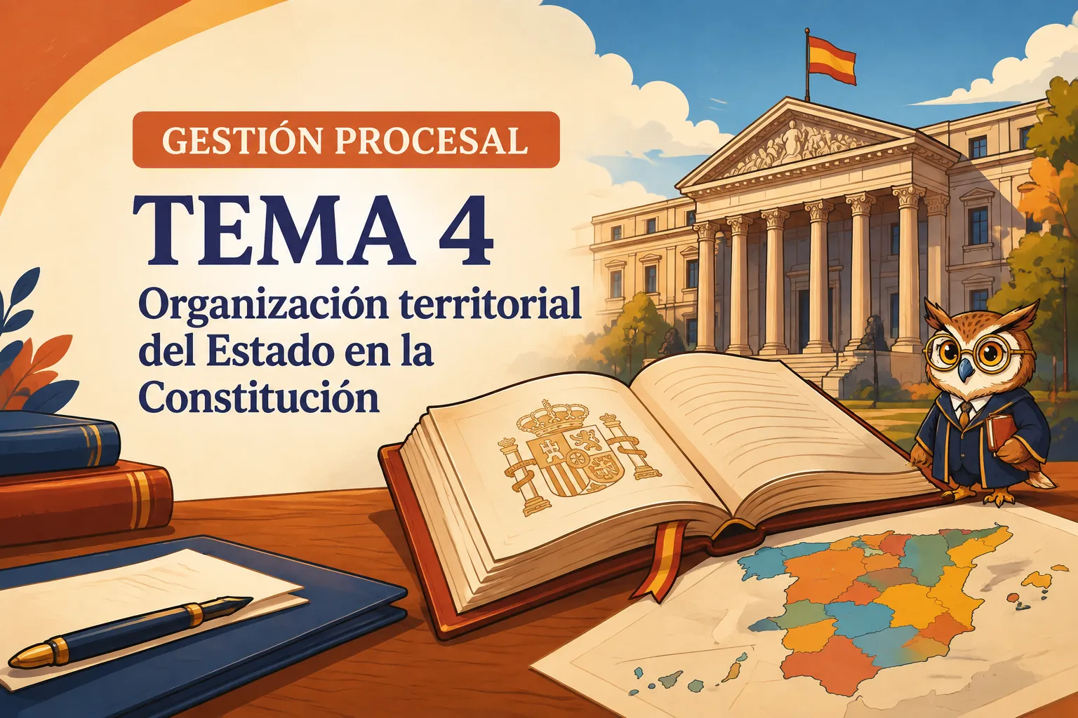 Miniatura del tema 4: Organización territorial del Estado en la Constitución