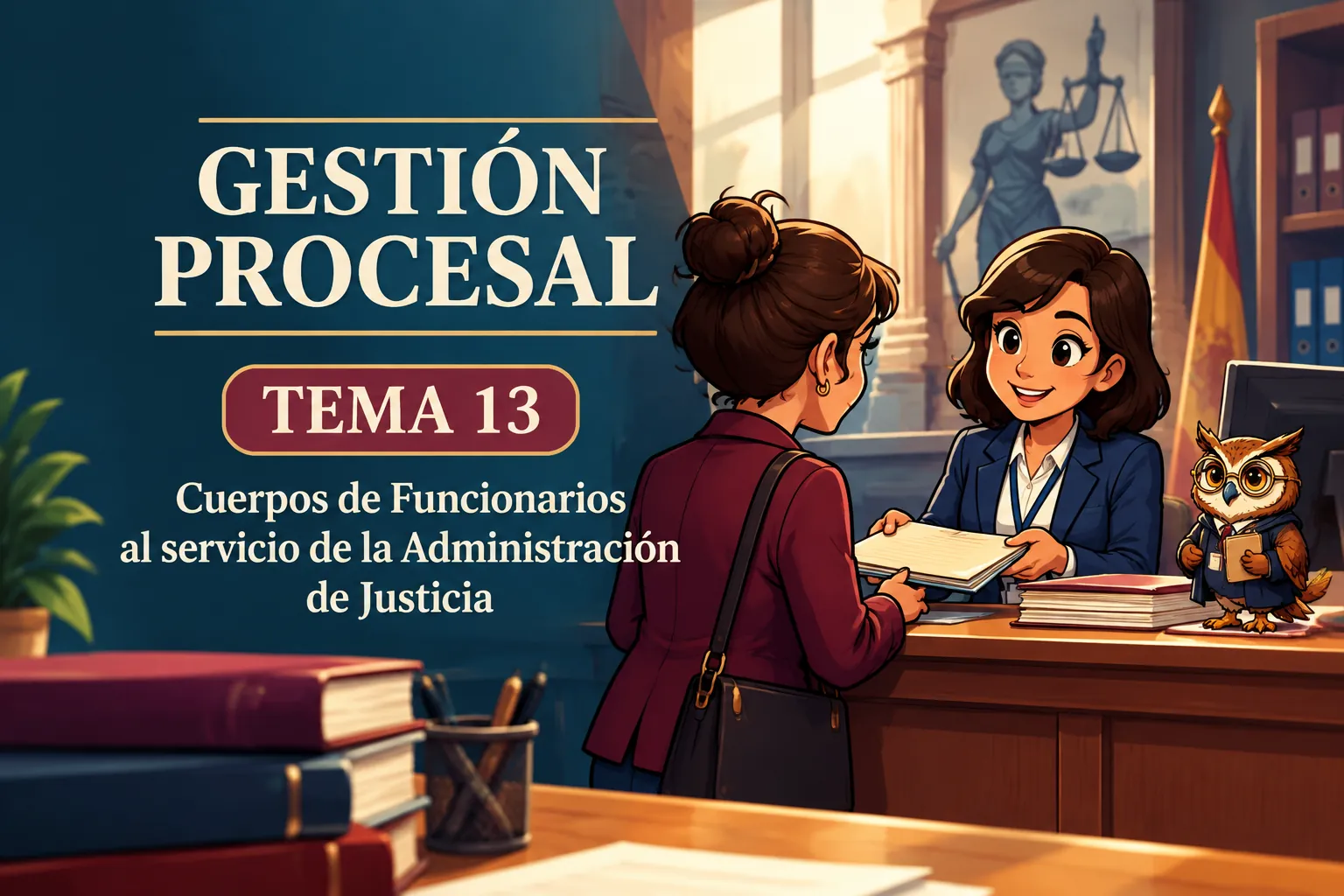 Miniatura del tema 13: Cuerpos de Funcionarios al servicio de la Administración de Justicia