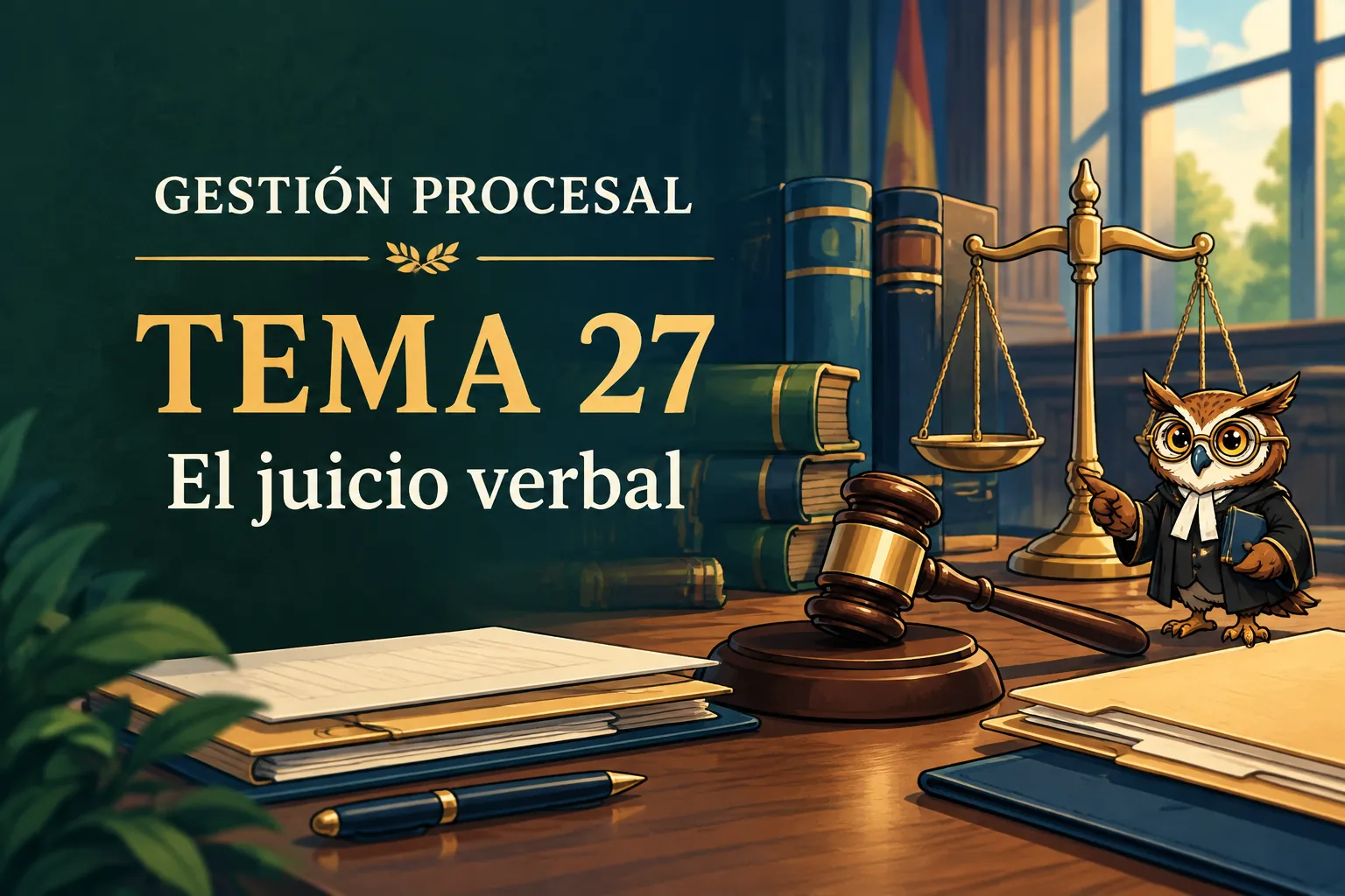 Miniatura del tema 27: El juicio verbal
