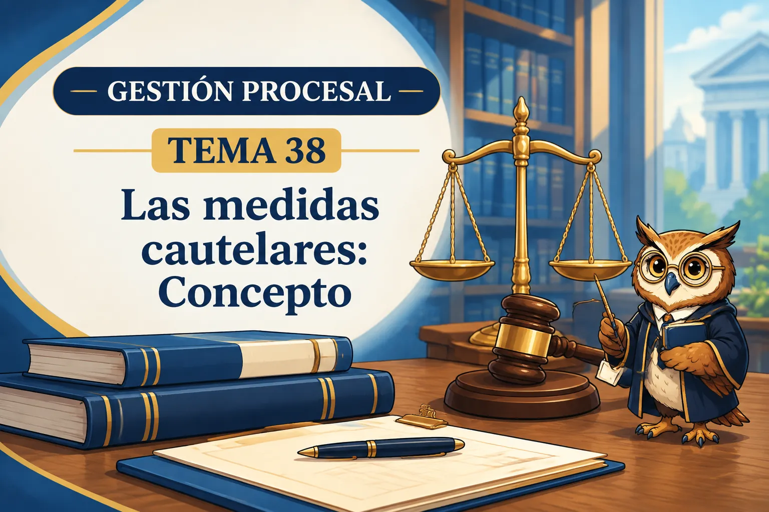 Miniatura del tema 38: Las medidas cautelares: Concepto