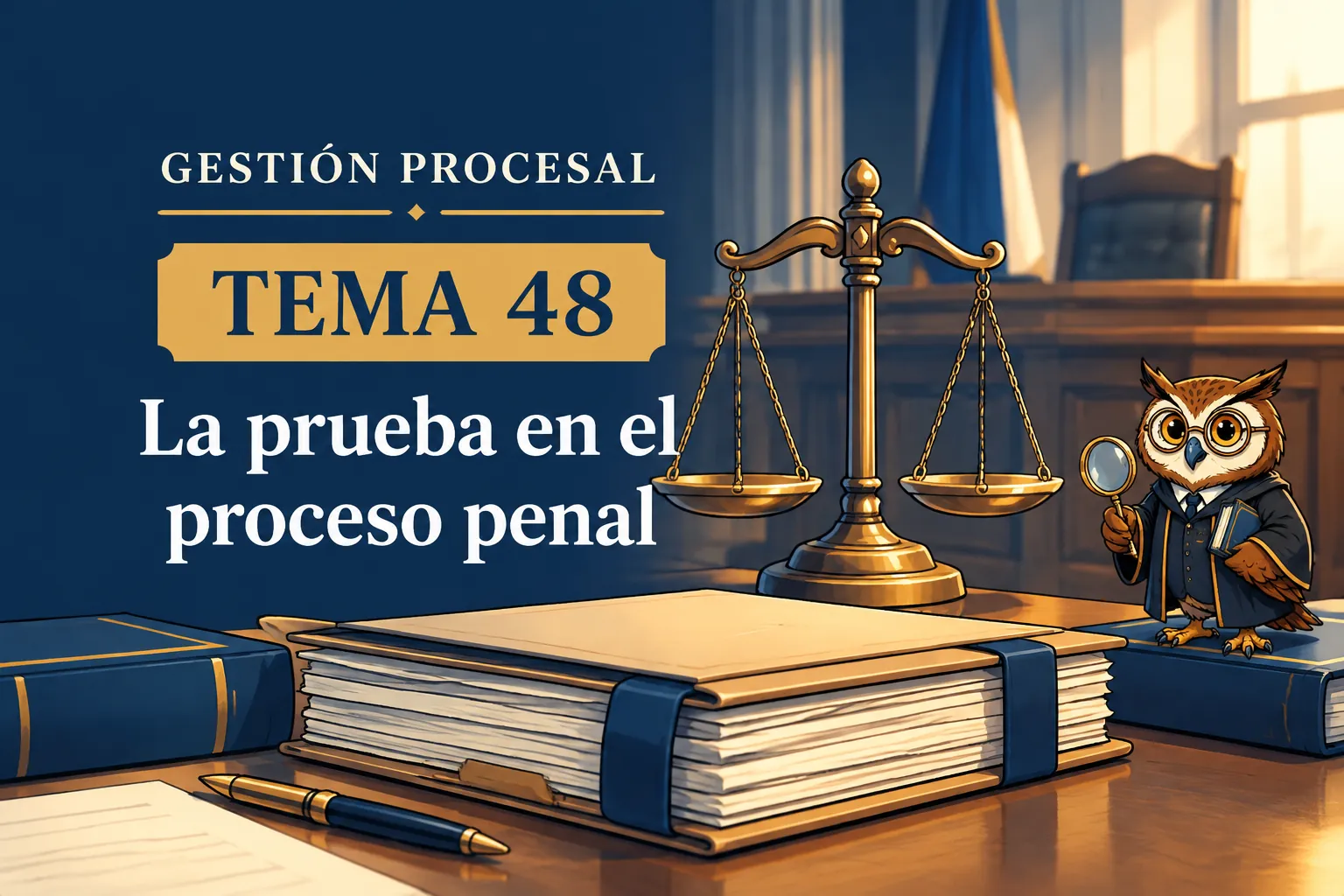 Miniatura del tema 48: La prueba en el proceso penal