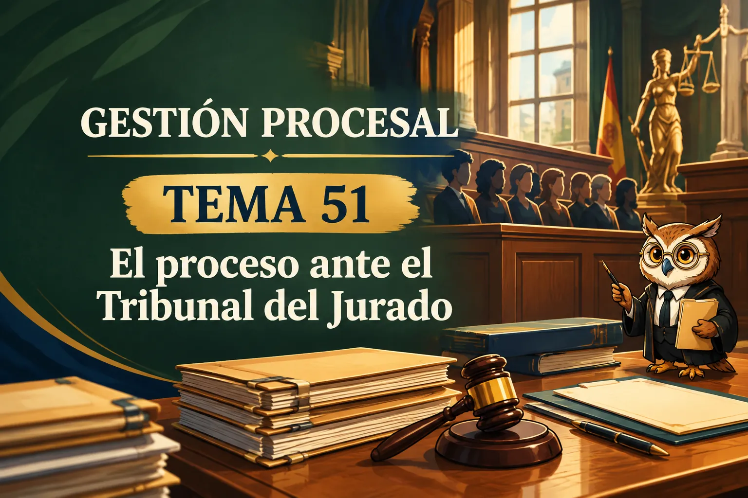 Miniatura del tema 51: El proceso ante el Tribunal del Jurado