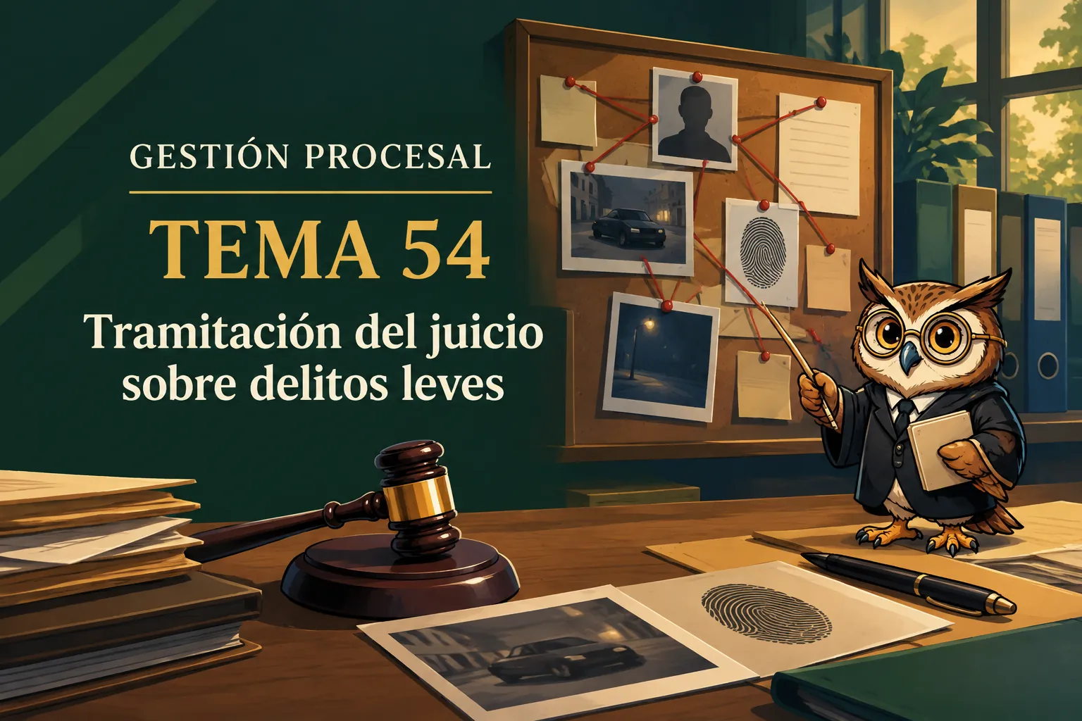 Miniatura del tema 54: Tramitación del juicio sobre delitos leves