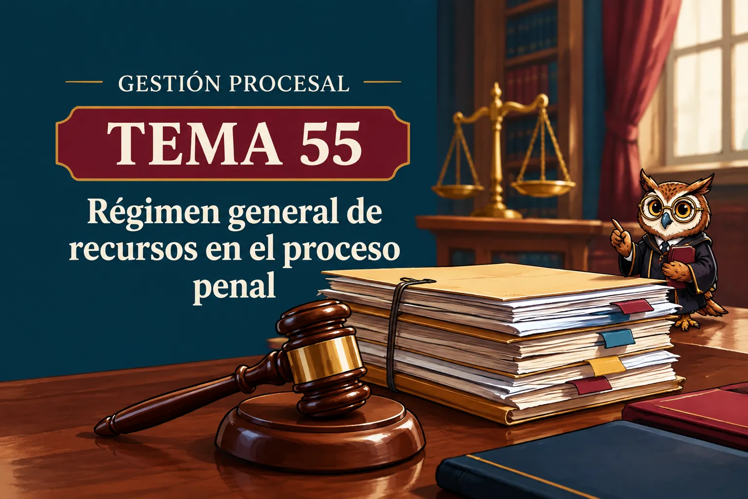 Miniatura del tema 55: Régimen general de recursos en el proceso penal