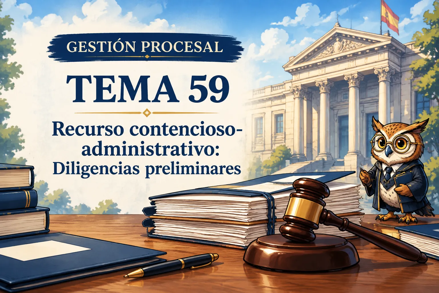 Miniatura del tema 59: Recurso contencioso-administrativo: Diligencias preliminares